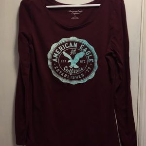 Large American Eagle long sleeve tee